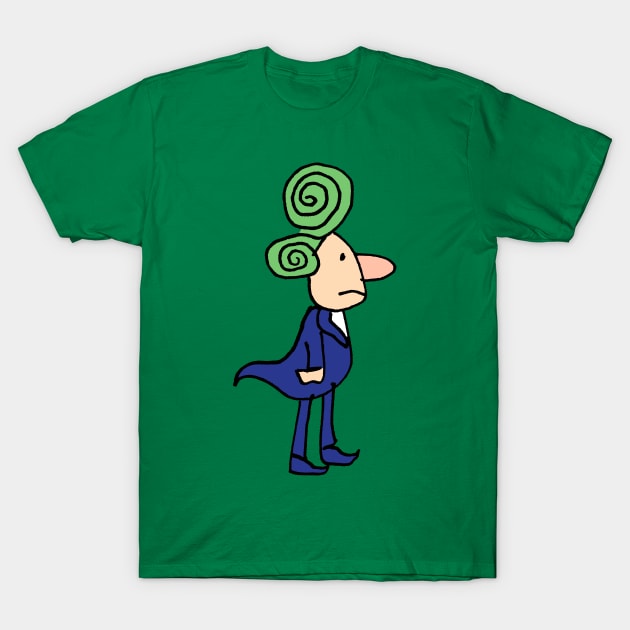 Fancy Dude T-Shirt by joshthecartoonguy